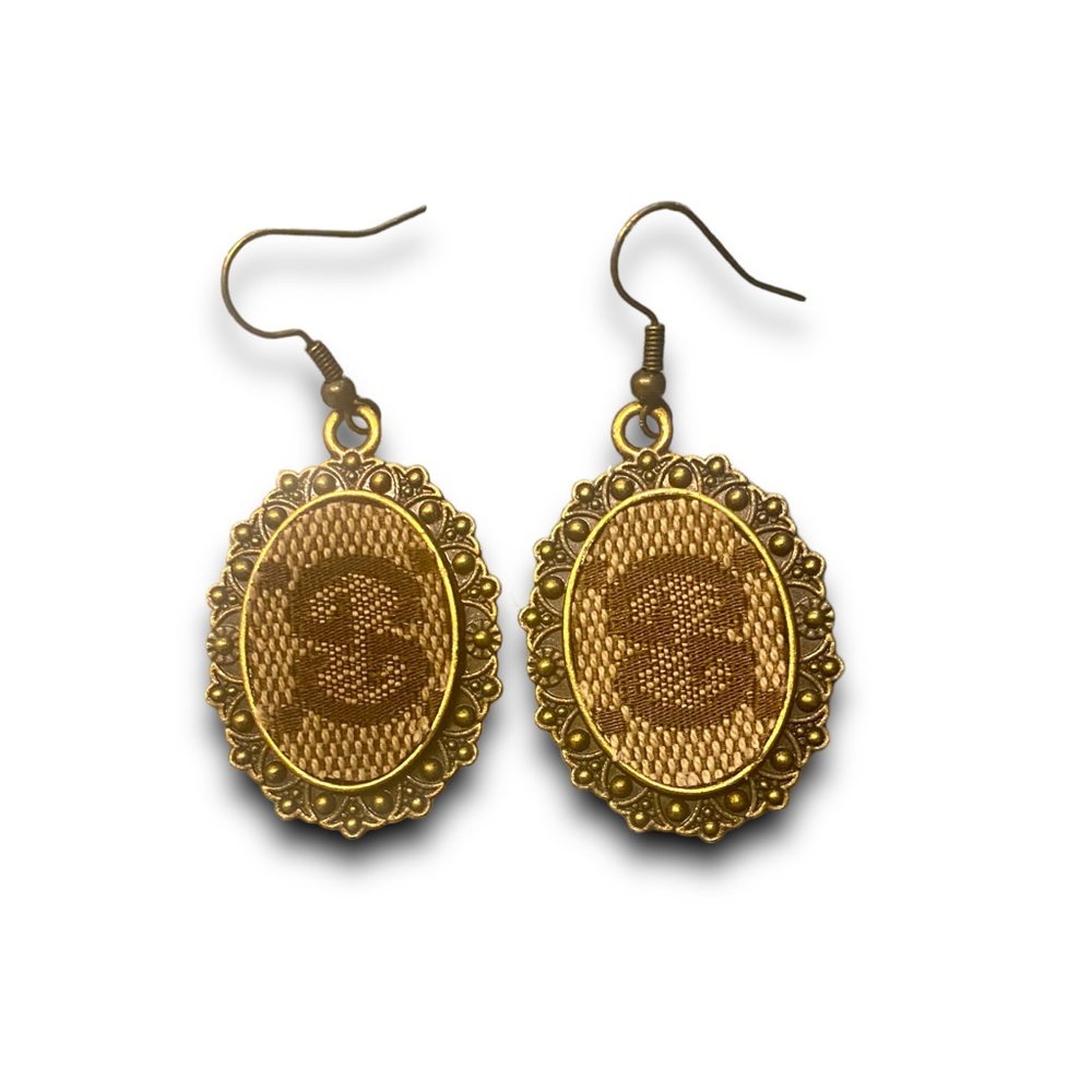 COPY - Gucci bag earrings on unbranded hardware